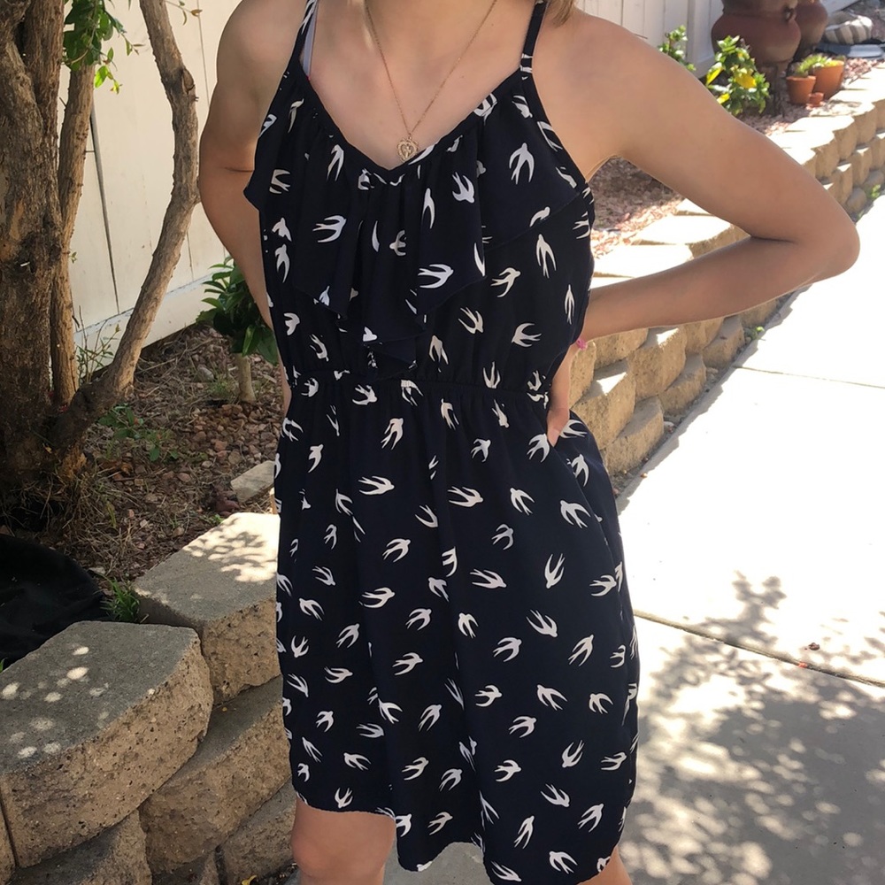 Summer dress with dove print 🕊🕊🕊🕊🕊